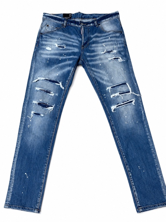 DSQUARED2 Denim - DSQUARED2 Women's Distressed Blue Skinny Jeans NWT